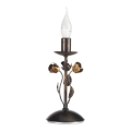 ONLI - Asztali lámpa CAROLINA 1xE14/6W/230V 40 cm bronzszínű