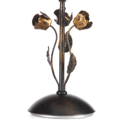 ONLI - Asztali lámpa CAROLINA 1xE14/6W/230V 40 cm bronzszínű