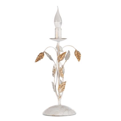 ONLI - Asztali lámpa COLLANA 1xE14/6W/230V 40 cm fehér