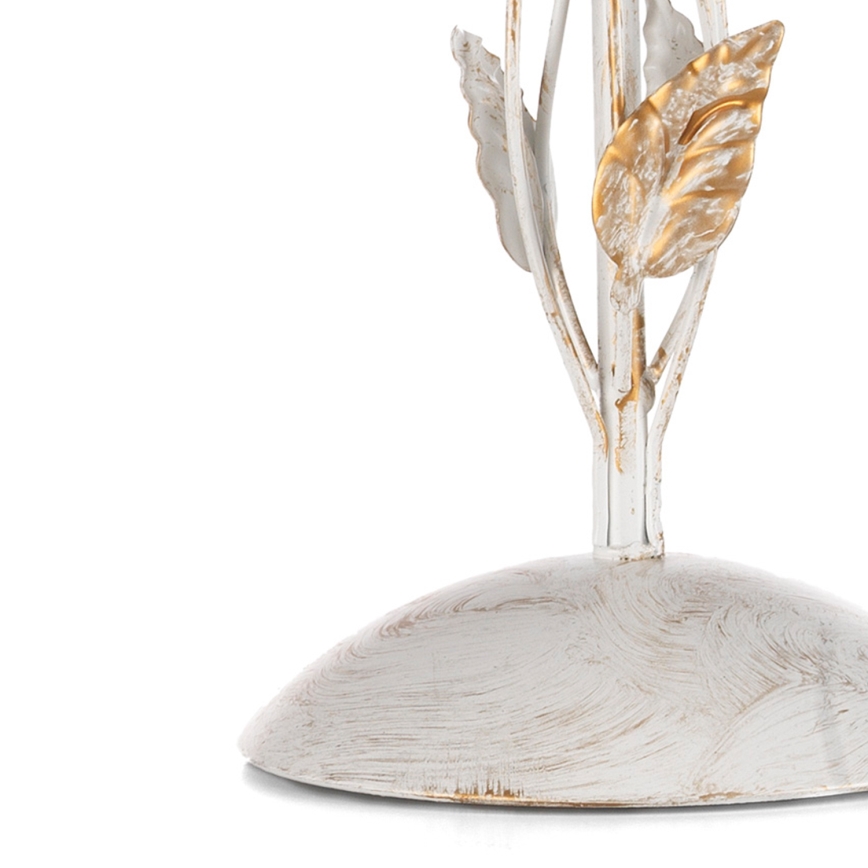 ONLI - Asztali lámpa COLLANA 1xE14/6W/230V 40 cm fehér