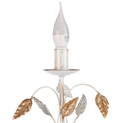 ONLI - Asztali lámpa COLLANA 1xE14/6W/230V 40 cm fehér