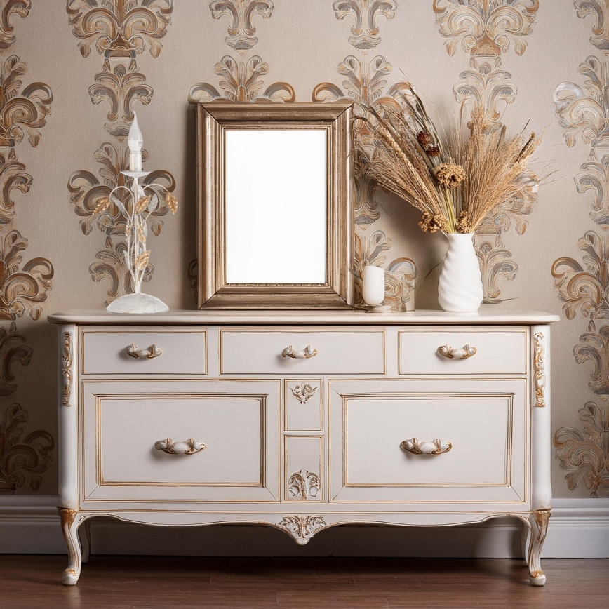 ONLI - Asztali lámpa COLLANA 1xE14/6W/230V 40 cm fehér