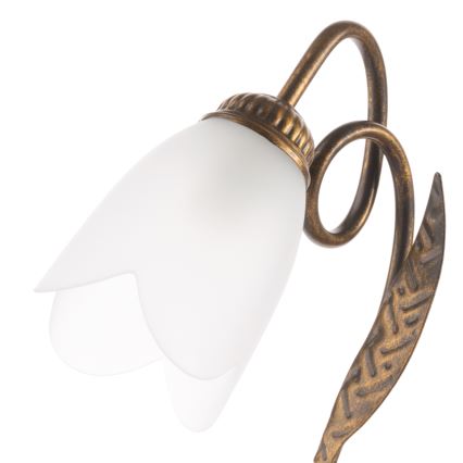 ONLI - Asztali lámpa DOPPIO GIRO 1xE14/6W/230V bronz