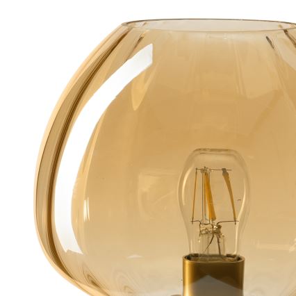 ONLI - Asztali lámpa ELIDE 1xE27/15W/230V fekete/rézszínű