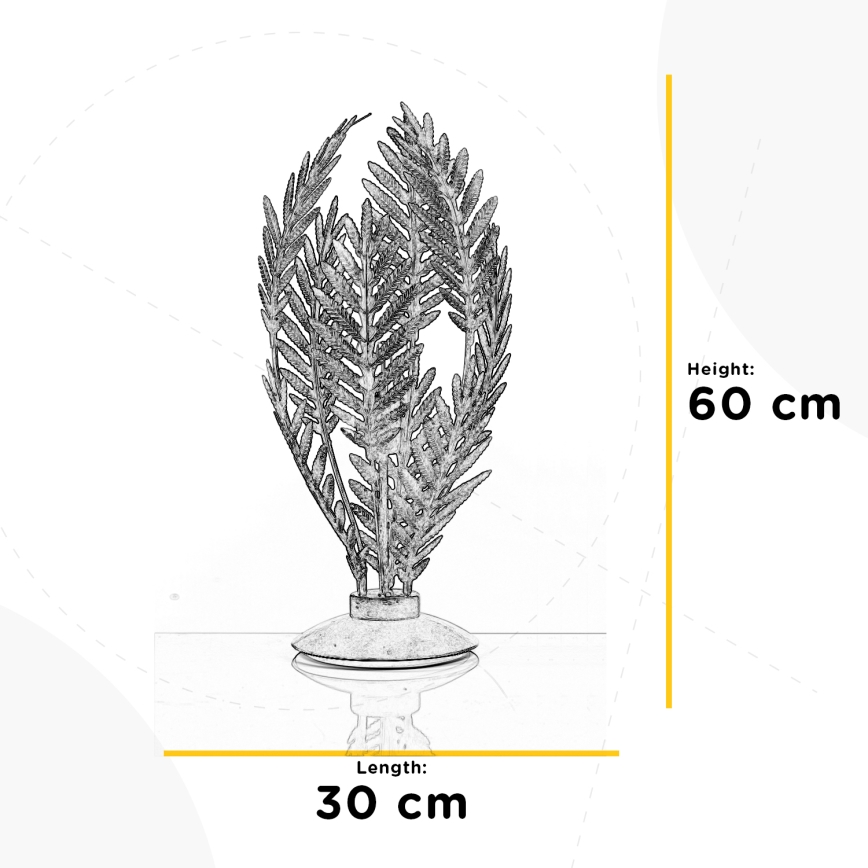 ONLI - Asztali lámpa FELCE 1xE27/22W/230V 60 cm krém