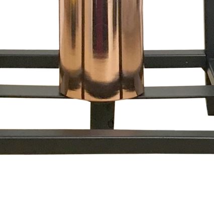 ONLI - Asztali lámpa FLOKI 1xE27/15W/230V 20 cm fekete/réz