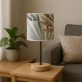 ONLI - Asztali lámpa FLORA 1xE27/22W/230V 28 cm zöld/arany