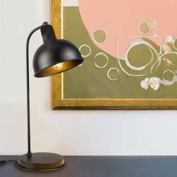 ONLI - Asztali lámpa ISTANBUL 1xE27/22W/230V 50 cm fekete