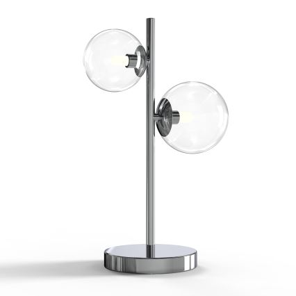 ONLI - Asztali lámpa KIMBERLY 2xG9/6W/230V 40 cm fényes króm