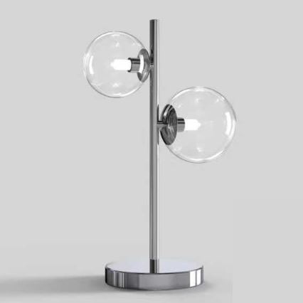 ONLI - Asztali lámpa KIMBERLY 2xG9/6W/230V 40 cm fényes króm