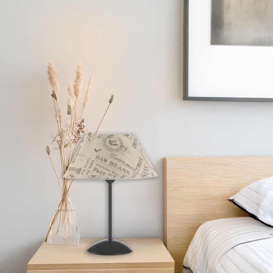 ONLI - Asztali lámpa MAIDA 1xE27/15W/230V 38 cm barna