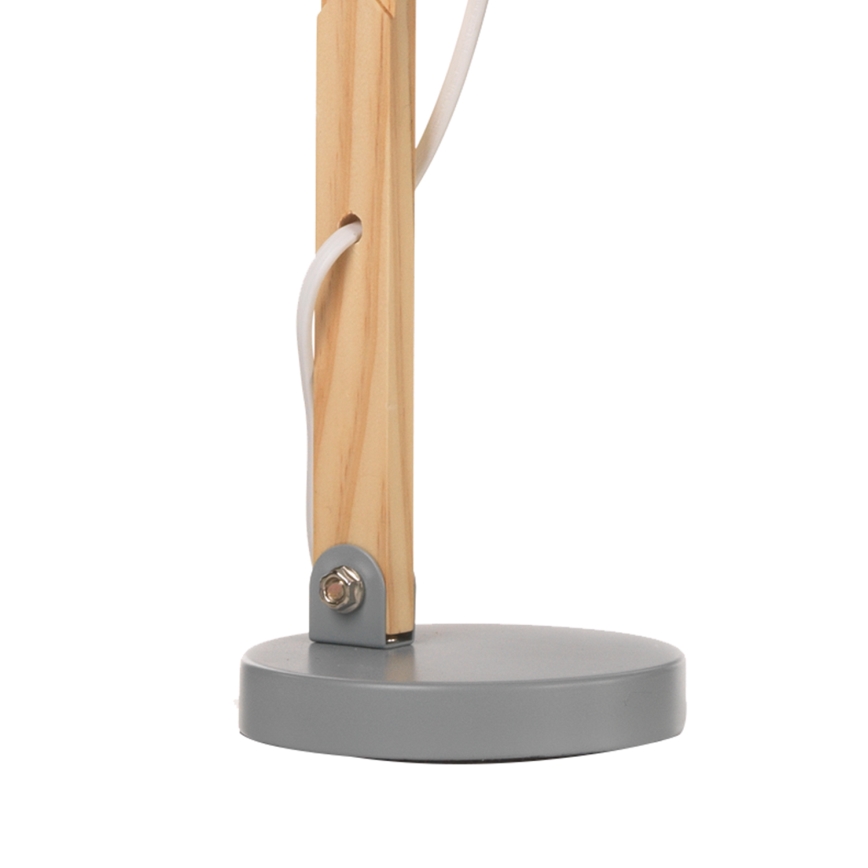 ONLI - Asztali lámpa NORA 1xE14/6W/230V szürke