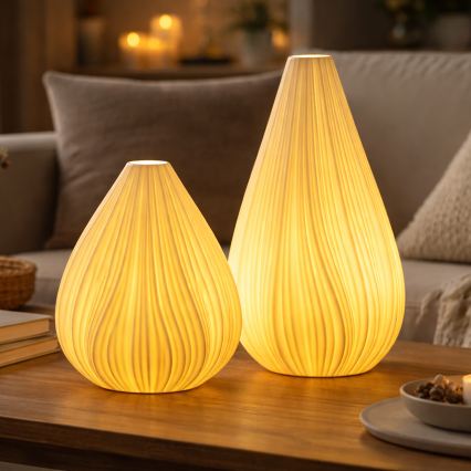 ONLI - Asztali lámpa NUVIA 1xE14/6W/230V 25 cm fehér