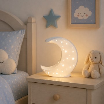 ONLI - Asztali lámpa PORCELLANA 1xE14/6W/230V 21 cm hold