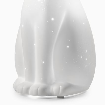 ONLI - Asztali lámpa PORCELLANA 1xE14/6W/230V 27,2 cm macskás