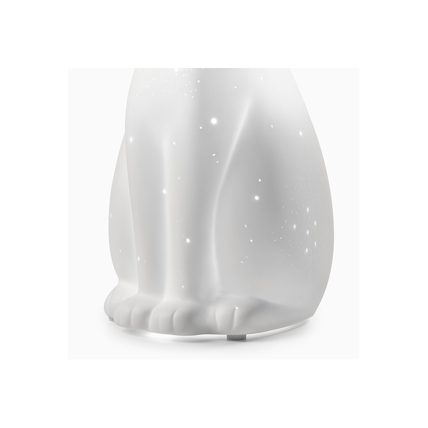 ONLI - Asztali lámpa PORCELLANA 1xE14/6W/230V 27,2 cm macskás
