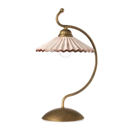 ONLI - Asztali lámpa ROSINA 1xE14/6W/230V bronz