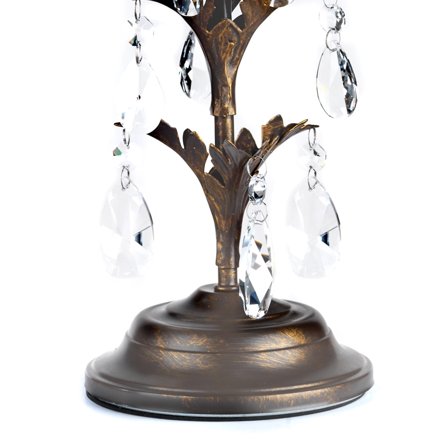 ONLI - Asztali lámpa TERESA 1xE14/6W/230V bronz