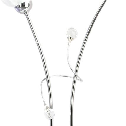 ONLI - Asztali lámpa WENDY 2xE14/6W/230V 60 cm fényezett króm