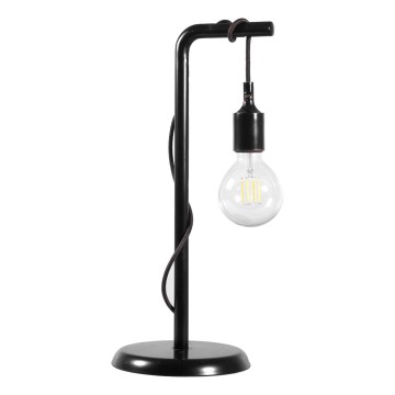 ONLI - Asztali lámpa WIRE 1xE27/15W/230V 50 cm fekete