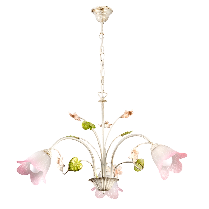 ONLI - Csillár láncon BOTTON DORO 3xE14/6W/230V