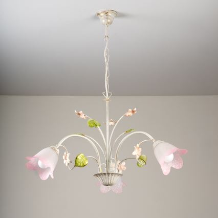 ONLI - Csillár láncon BOTTON DORO 3xE14/6W/230V