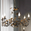ONLI - Csillár láncon COLLANA 6xE14/6W/230V bronz/arany