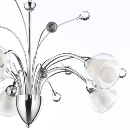 ONLI - Csillár láncon DIAMANTE 5xE14/6W/230V