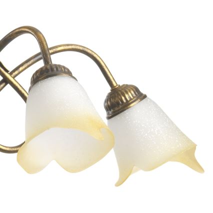 ONLI - Csillár láncon DOPPIO GIRO 3xE14/6W/230V bronz