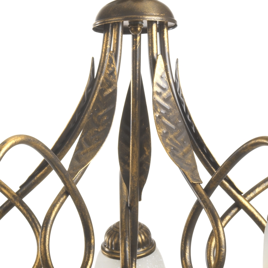 ONLI - Csillár láncon DOPPIO GIRO 3xE14/6W/230V bronz