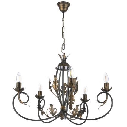 ONLI - Csillár láncon GRETEL 5xE14/6W/230V