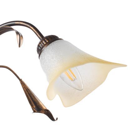 ONLI - Csillár láncon LUCREZIA 3xE14/6W/230V bronz