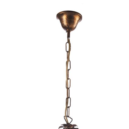ONLI - Csillár láncon LUCREZIA 3xE14/6W/230V bronz