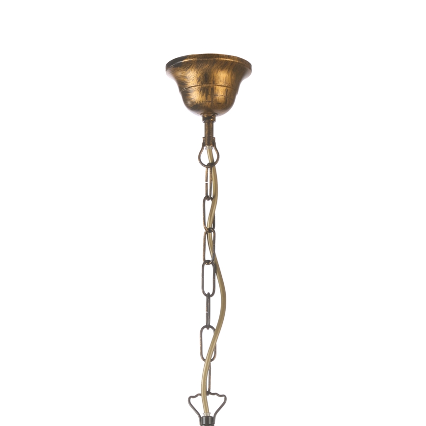 ONLI - Csillár láncon POMPEI 5xE14/6W/230V bronz