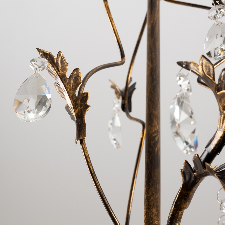 ONLI - Csillár láncon TERESA 5xE14/6W/230V bronz