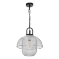 ONLI - Csillár láncon ZAIR 1xE27/22W/230V fekete/ezüst