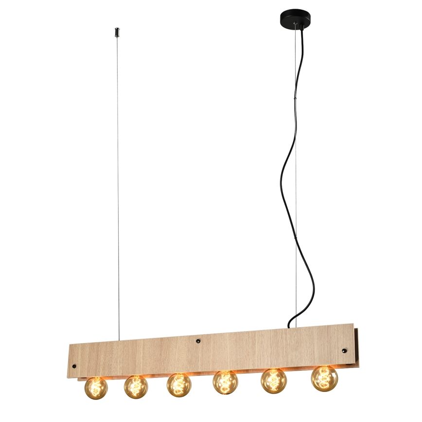 ONLI - Csillár zsinóron ARGO 6xE27/22W/230V bézs