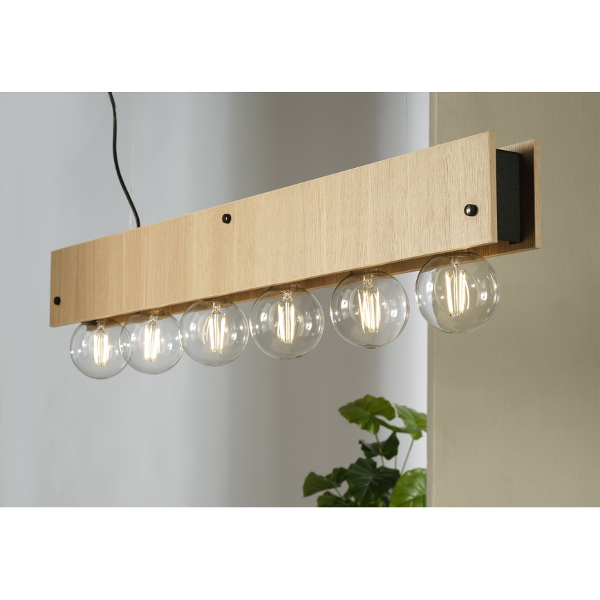 ONLI - Csillár zsinóron ARGO 6xE27/22W/230V bézs