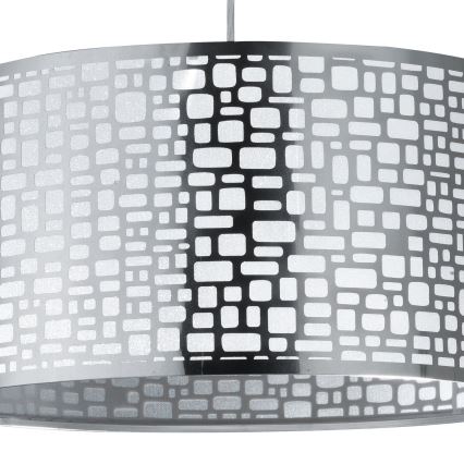 ONLI - Csillár zsinóron BRUCE 1xE27/15W/230V átm. 45 cm matt króm