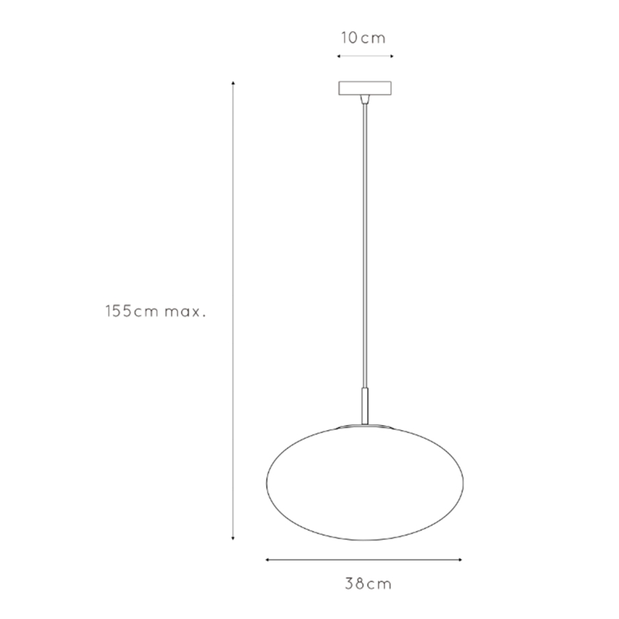 ONLI - Csillár zsinóron JANET 1xE27/6W/230V átm. 38 cm