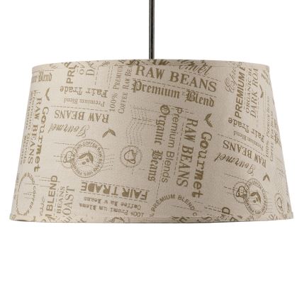 ONLI - Csillár zsinóron MAIDA 1xE27/15W/230V átm. 50 cm barna