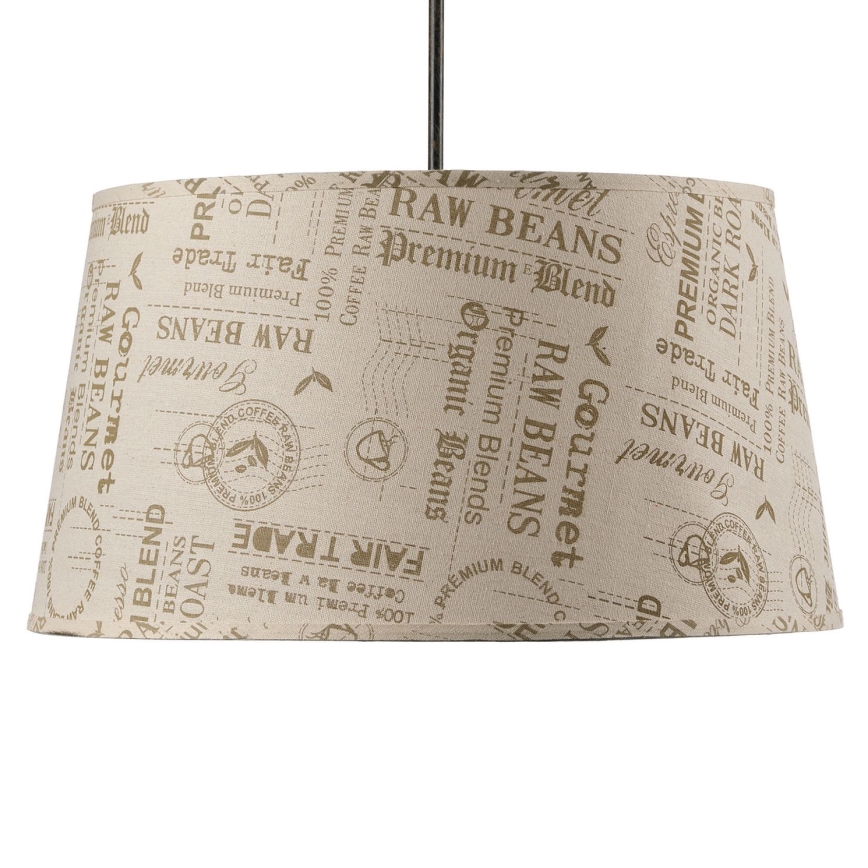 ONLI - Csillár zsinóron MAIDA 1xE27/15W/230V átm. 50 cm barna