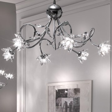 ONLI - Csillár zsinóron NINFEA 6xG9/6W/230V