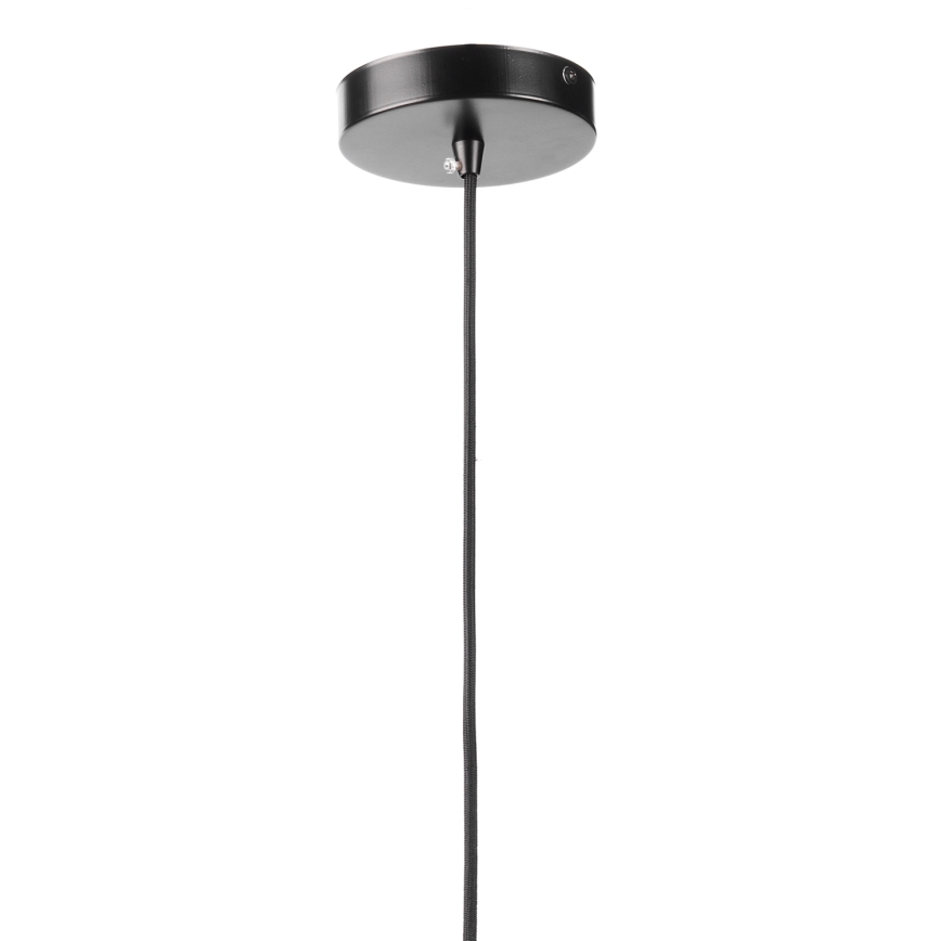 ONLI - Csillár zsinóron YONG 1xE27/22W/230V fekete átm. 46 cm