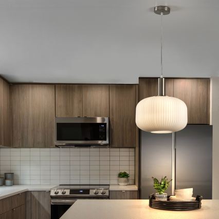 ONLI - DOROTY kábeles csillár 1xE27/15W/230V fehér/fényes króm