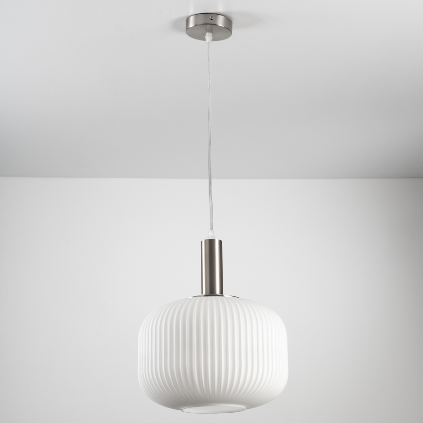 ONLI - DOROTY kábeles csillár 1xE27/15W/230V fehér/fényes króm