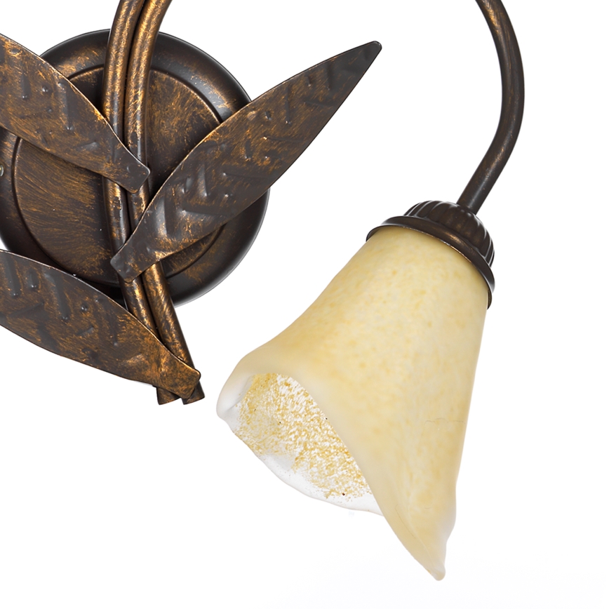 ONLI - Fali lámpa ALGA 2xE14/6W/230V bronz