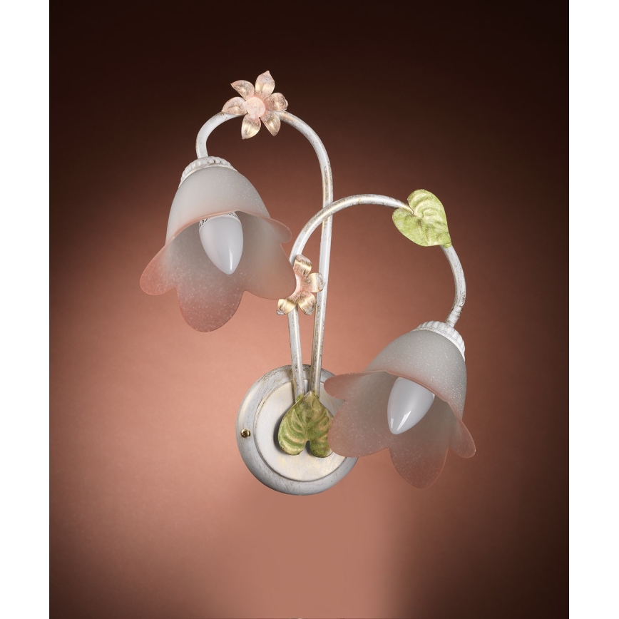 ONLI - Fali lámpa BOTTON DORO 2xE14/6W/230V