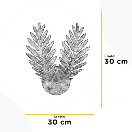 ONLI - Fali lámpa FELCE 2xE14/6W/230V bronz