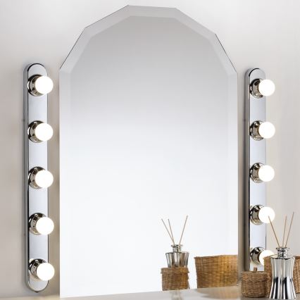 ONLI - Fali lámpa HOLLYWOOD 5xE14/6W/230V fényezett króm